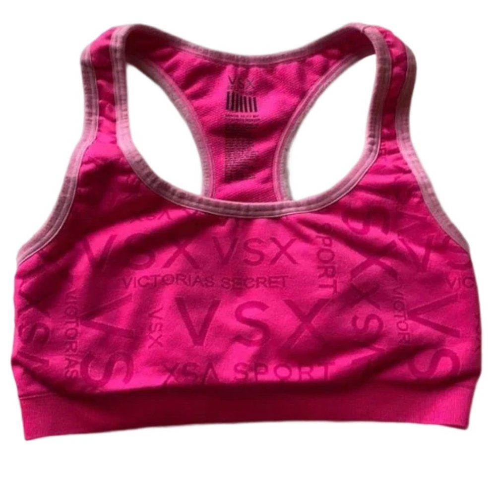 Victoria’s Secret Made Sexy Hot Pink VSX Sports Bra - S
